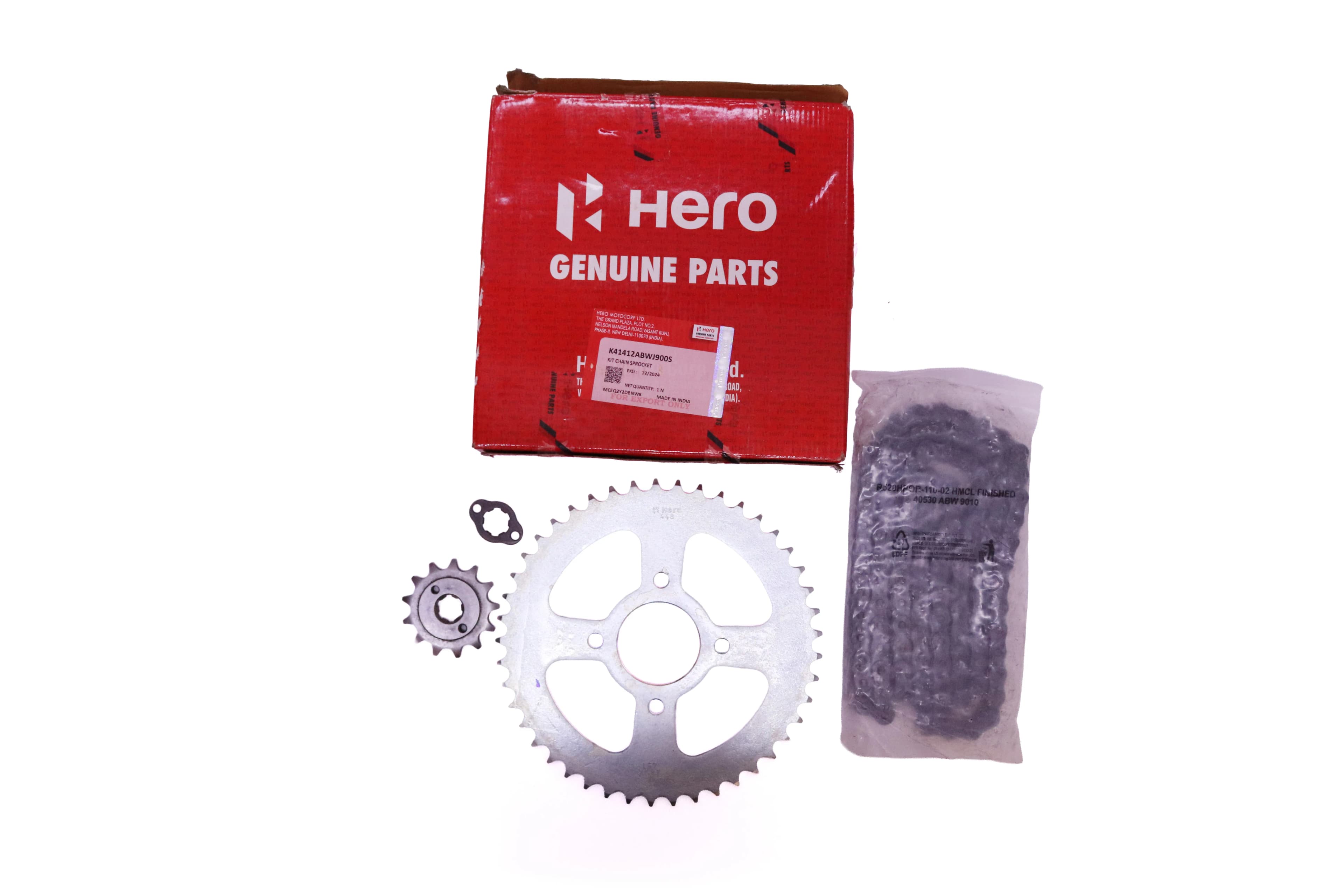 Kit de Arrastre Original con Platina de Seguridad - Hero XPulse 200 4V / Pro